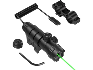 Лазерен прицел мерник  за пистолет или пушка, бързомер DS-522, Зелен