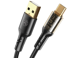 Кабел за зареждане KLGO S-62 за Android и IPhone,  Type-C, FAST CHARGING