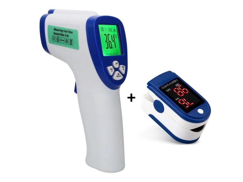 ПАКЕТ здраве и превенция: Безконтактен Термометър + ОКСИМЕТЪР ПАКЕТ здраве и превенция: Безконтактен Термометър + ОКСИМЕТЪР - 1486