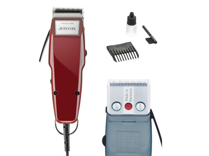 Машинка за подстригване Mosertop 1400 Red Edition Машинка за подстригване Mosertop 1400 Red Edition - KEMEI 1758