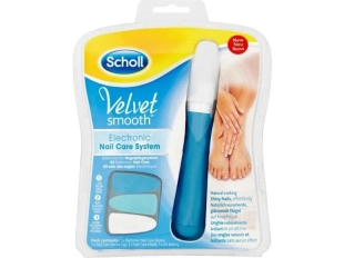 Електрическа пила за нокти Scholl Velvet Smooth Electronic Nail System с 3 приставки