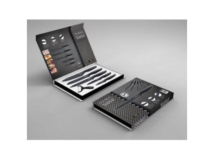 Комплект ножове Royalty Line  5бр. и белачка