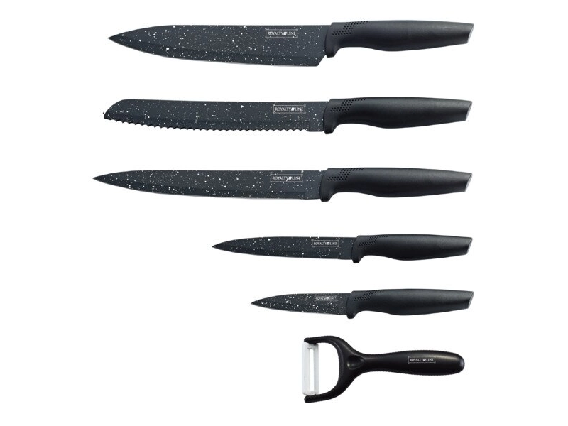 Кухненски комплект ножове Royalty Line 5 бр. с белачка Кухненски комплект ножове Royalty Line 5 бр. с белачка - Royalty Line 1771