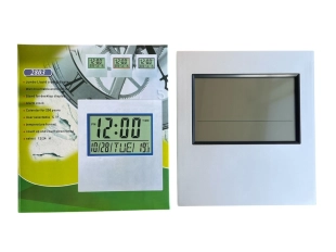 Голям електронен настолен и стенен часовник KENKO 2803